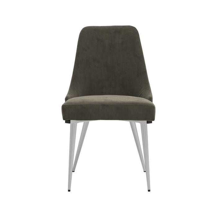 Cabianca Curved Back Side Chairs Grey (Set of 2) - Just Furniture (PA) - Multi Location