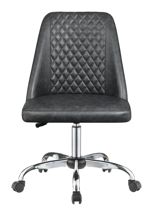 Althea Upholstered Tufted Back Office Chair Grey and Chrome - Just Furniture (PA) - Multi Location