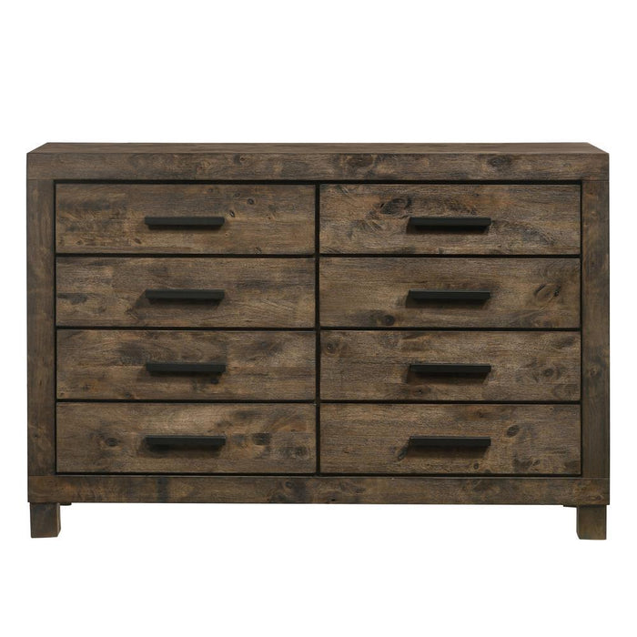 Woodmont 8-drawer Dresser Rustic Golden Brown - Just Furniture (PA) - Multi Location