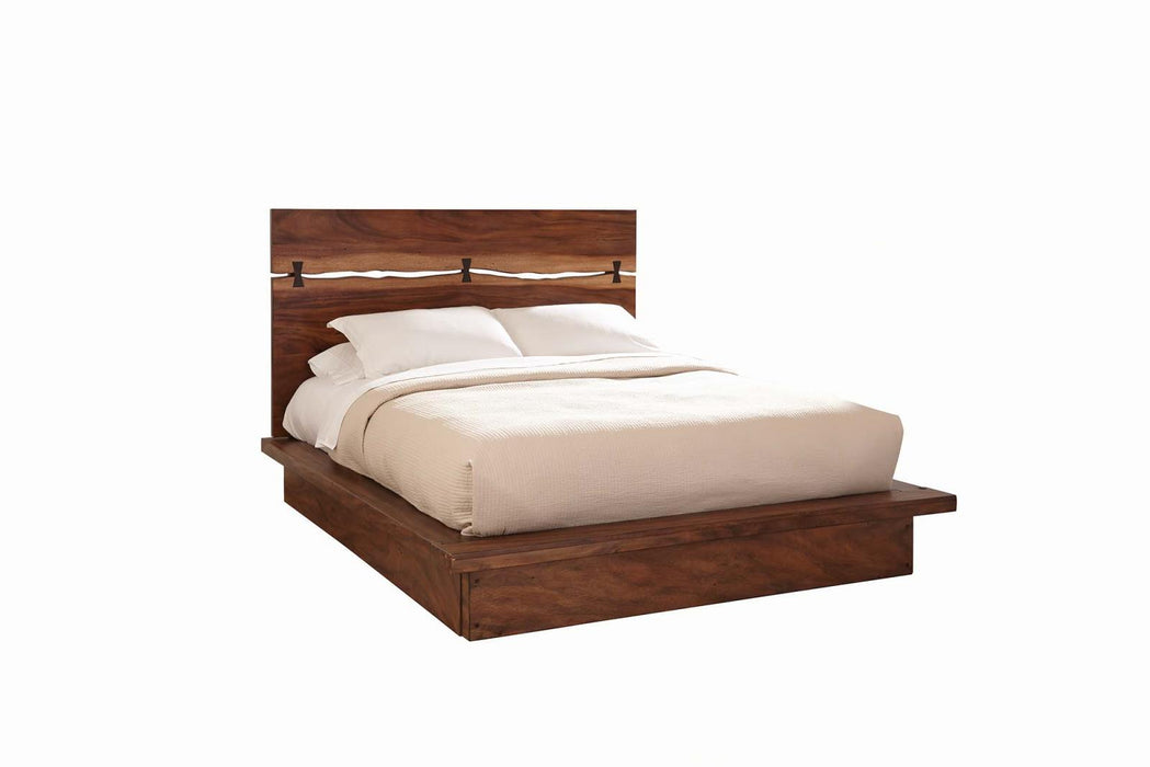 Winslow California King, E.King & Queen Bed Smokey Walnut and Coffee Bean - Just Furniture (PA) - Multi Location