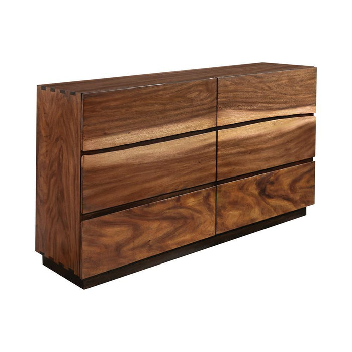 Winslow 6-drawer Dresser Smokey Walnut and Coffee Bean - Just Furniture (PA) - Multi Location