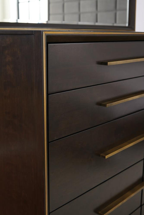 Durango 8-drawer Dresser Smoked Peppercorn - Just Furniture (PA) - Multi Location