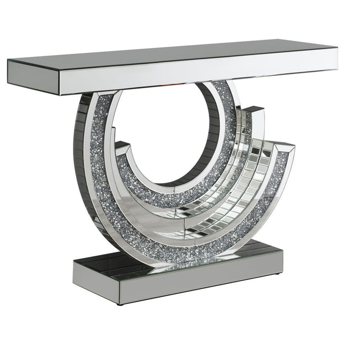 Imogen Multi-dimensional Console Table Silver - Just Furniture (PA) - Multi Location