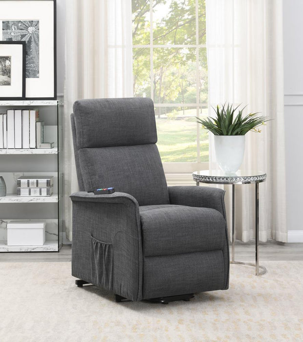 Herrera Power Lift Recliner with Wired Remote Charcoal - Just Furniture (PA) - Multi Location
