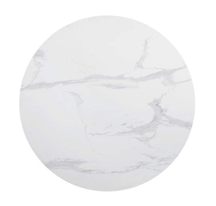 Arkell 40-inch Round Pedestal Dining Table White - Just Furniture (PA) - Multi Location