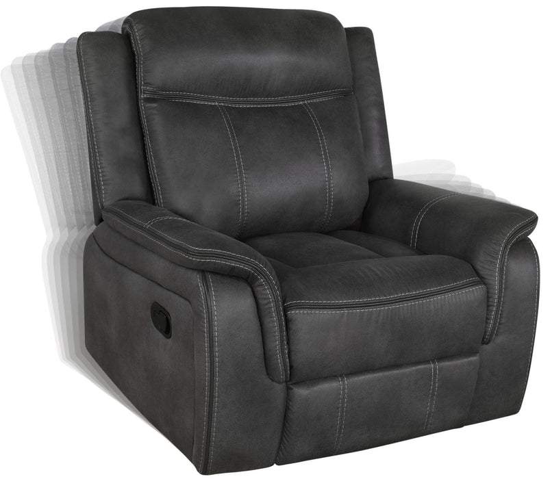Lawrence Upholstered Tufted Back Glider Recliner - Just Furniture (PA) - Multi Location