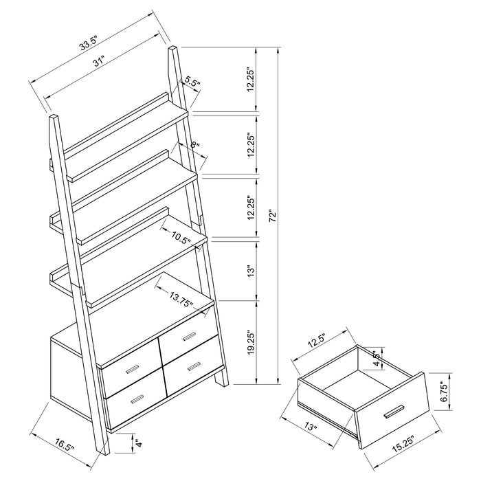Colella Bookshelf - Just Furniture (PA) - Multi Location