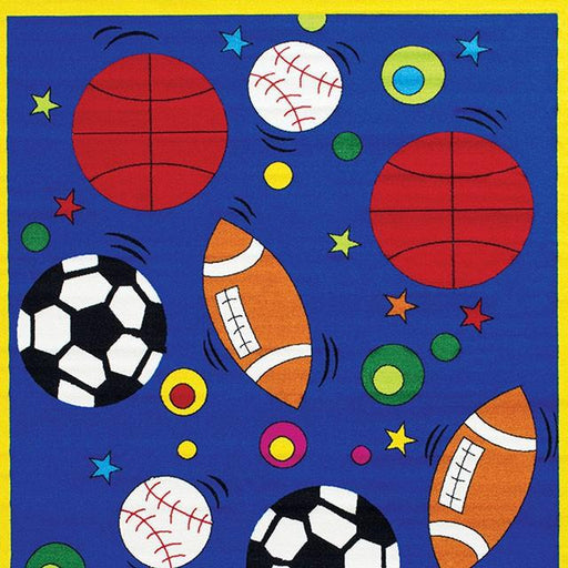 Abbey Sports 4' 9" X 6' 9" Area Rug - Just Furniture (PA) - Multi Location