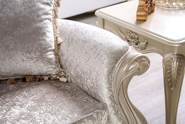 Acapulco White & Espresso Loveseat - Just Furniture (PA) - Multi Location