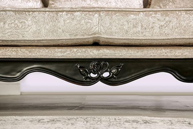 Acapulco White & Espresso Loveseat - Just Furniture (PA) - Multi Location
