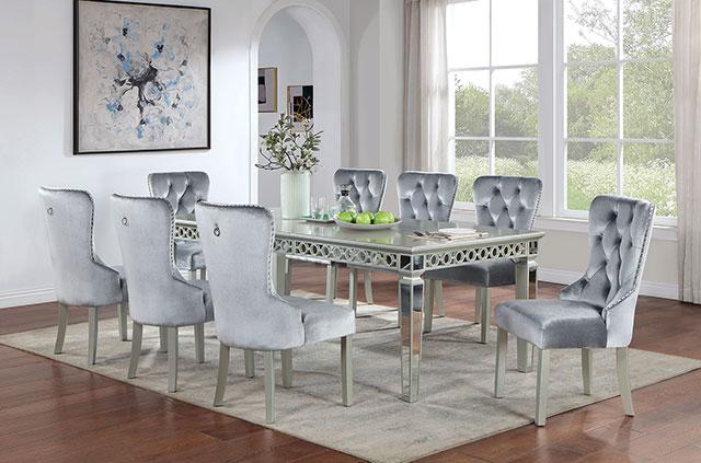 ADALIA Dining Table, Silver - Just Furniture (PA) - Multi Location