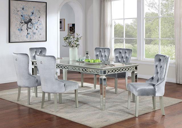 ADALIA Dining Table, Silver - Just Furniture (PA) - Multi Location