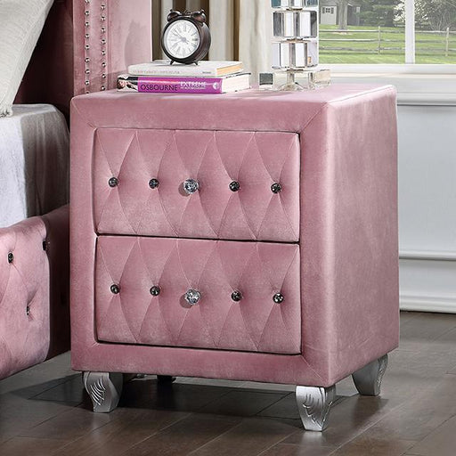 ZOHAR Night Stand, Pink - Just Furniture (PA) - Multi Location