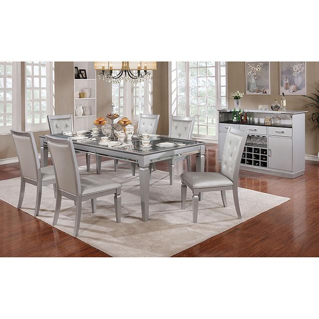 Alena Silver Dining Table - Just Furniture (PA) - Multi Location