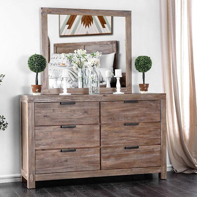 Wynton Weathered Light Oak Dresser - Just Furniture (PA) - Multi Location