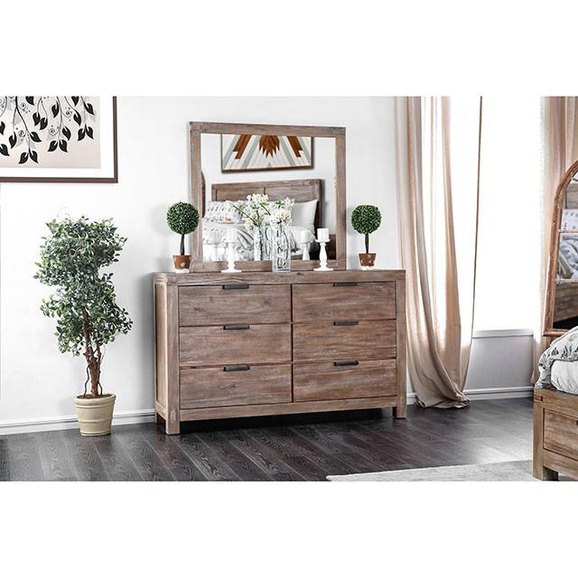 Wynton Weathered Light Oak Dresser - Just Furniture (PA) - Multi Location
