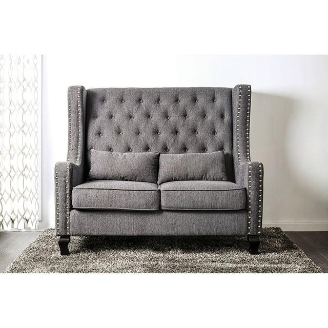 Alicante Love Seat Bench, Gray - Just Furniture (PA) - Multi Location