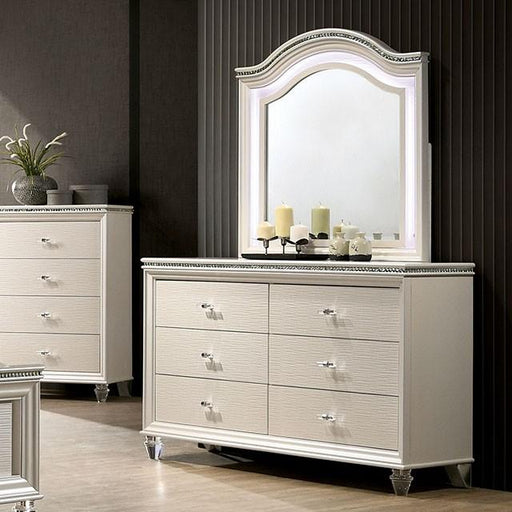 ALLIE Dresser Beige & Rose Gold - Just Furniture (PA) - Multi Location
