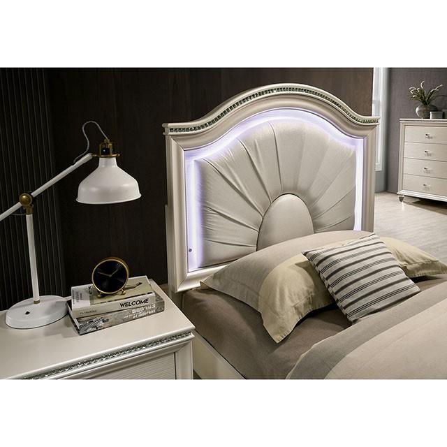 Allie Bed Beige & Pink - Just Furniture (PA) - Multi Location