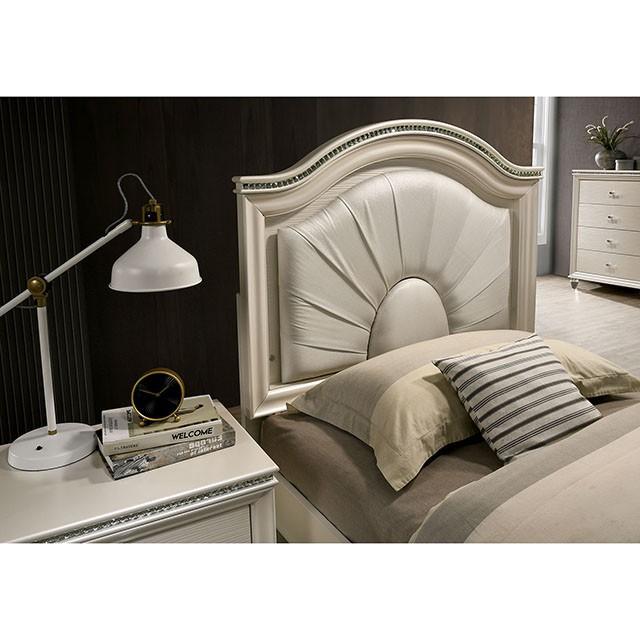 Allie Bed Beige & Pink - Just Furniture (PA) - Multi Location