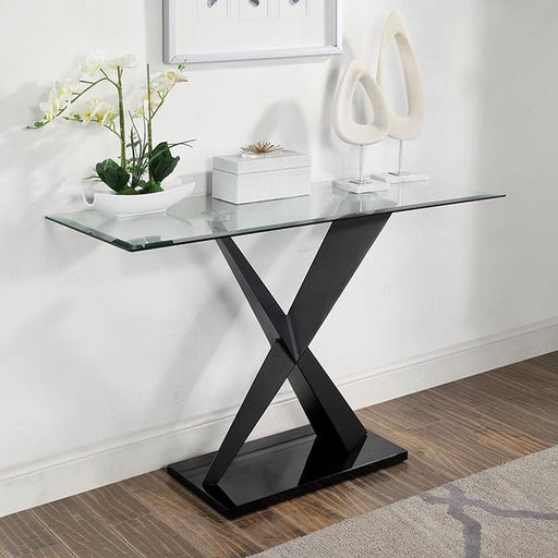 XANTHUS Sofa Table, Black - Just Furniture (PA) - Multi Location
