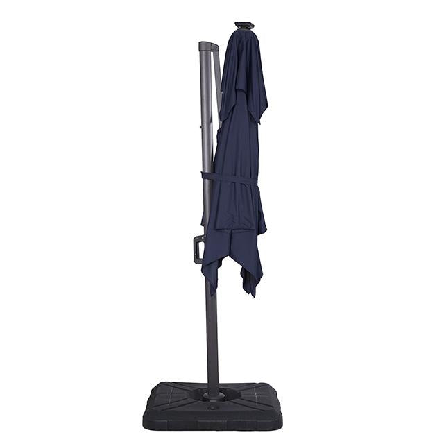 Xico 8 Ft Square Umbrella w/ Double Top w/ LED Light + 37" Large Base - Just Furniture (PA) - Multi Location