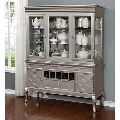 Amina Champagne Hutch & Buffet - Just Furniture (PA) - Multi Location