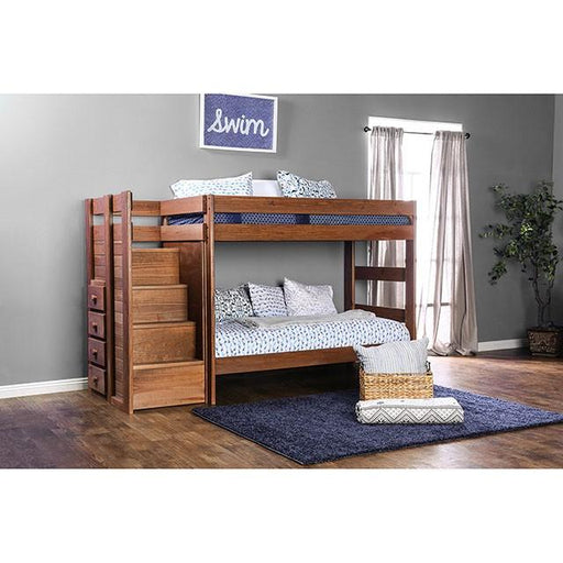 AMPELIOS T/T Bunk Bed W/ 2 Slat Kits (*Mattress Ready) - Just Furniture (PA) - Multi Location