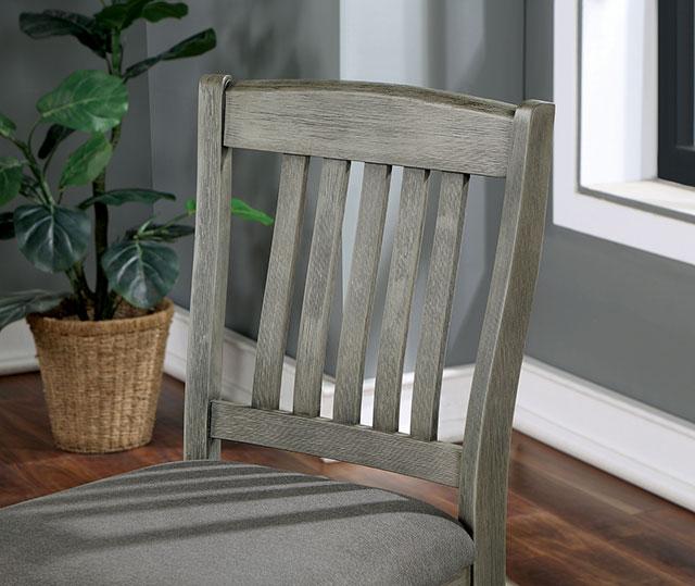 ANAYA Counter Ht. Chair (2/CTN), Gray/Lt. Gray - Just Furniture (PA) - Multi Location
