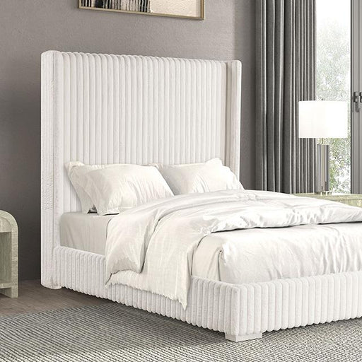 Cadwell E.King, Queen, & Full Bed White, Gray, & Black - Just Furniture (PA) - Multi Location