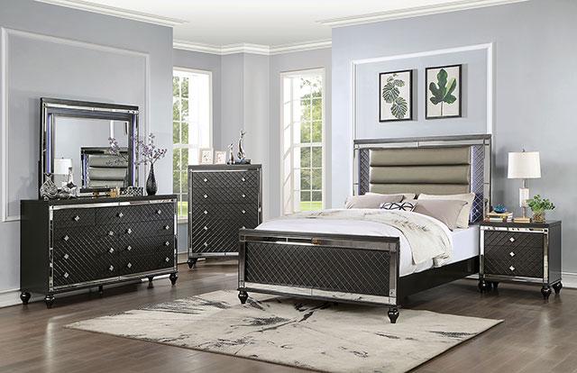 CALANDRIA Mirror w/ LED, Gray - Just Furniture (PA) - Multi Location