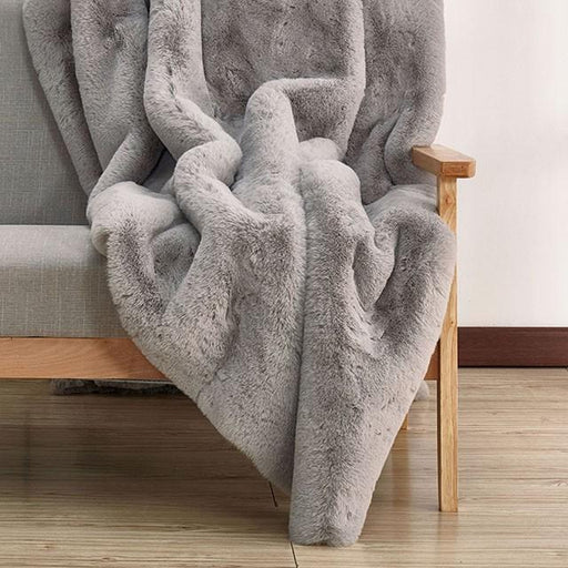 Caparica Silver Throw, Silver - Just Furniture (PA) - Multi Location