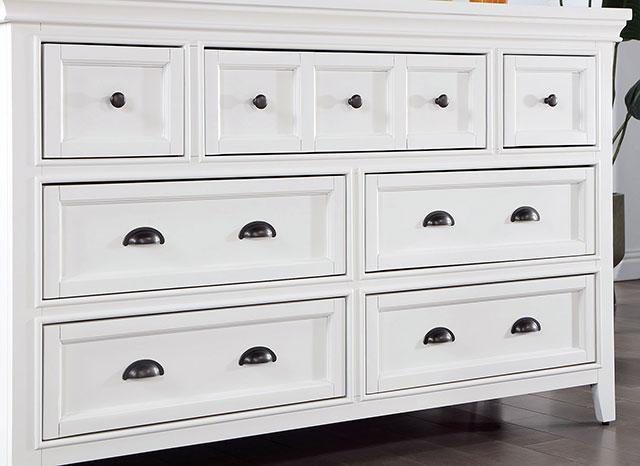 CASTILE Dresser, White - Just Furniture (PA) - Multi Location