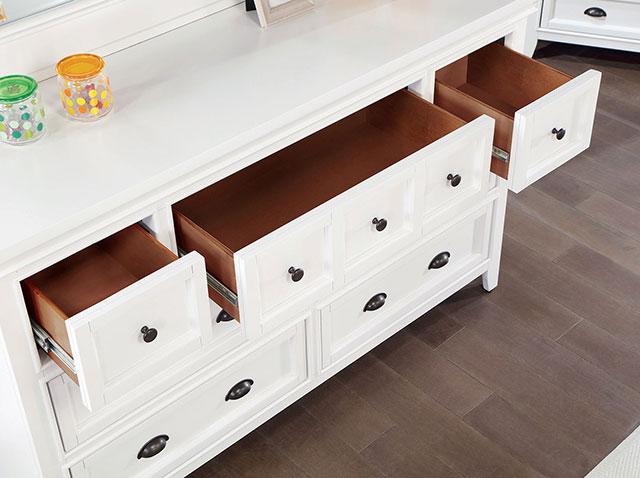 CASTILE Dresser, White - Just Furniture (PA) - Multi Location