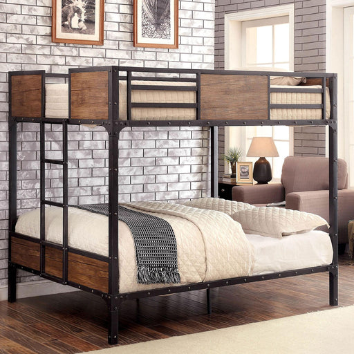 CLAPTON Black Full/Full Bunk Bed - Just Furniture (PA) - Multi Location
