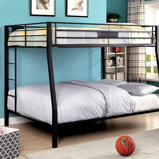CLAREN Black Full/Queen Bunk Bed - Just Furniture (PA) - Multi Location
