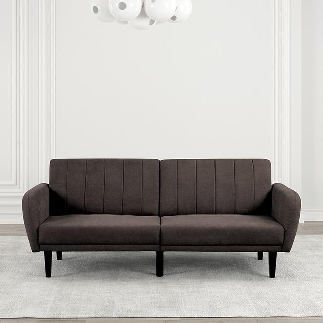 Aristide Futon Sofa Grey & Brown - Just Furniture (PA) - Multi Location