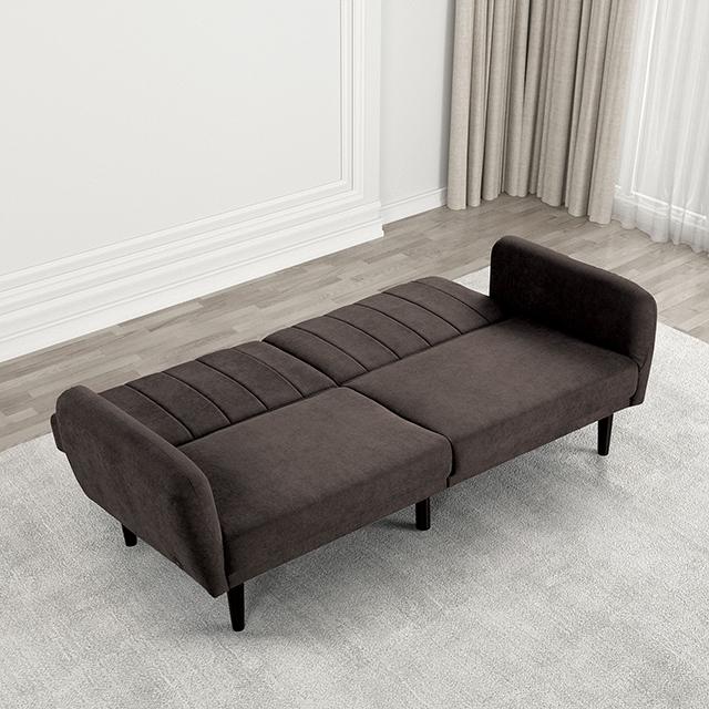 Aristide Futon Sofa Grey & Brown - Just Furniture (PA) - Multi Location