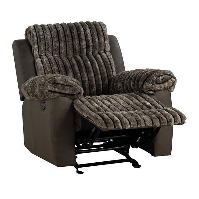 Dionysus Manual Glider Recliner Brown - Just Furniture (PA) - Multi Location