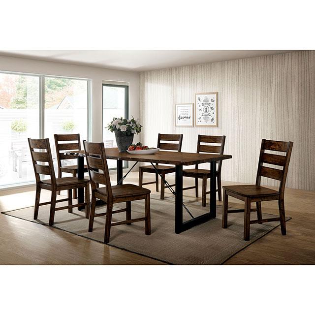 Dulce Walnut/Black Dining Table - Just Furniture (PA) - Multi Location