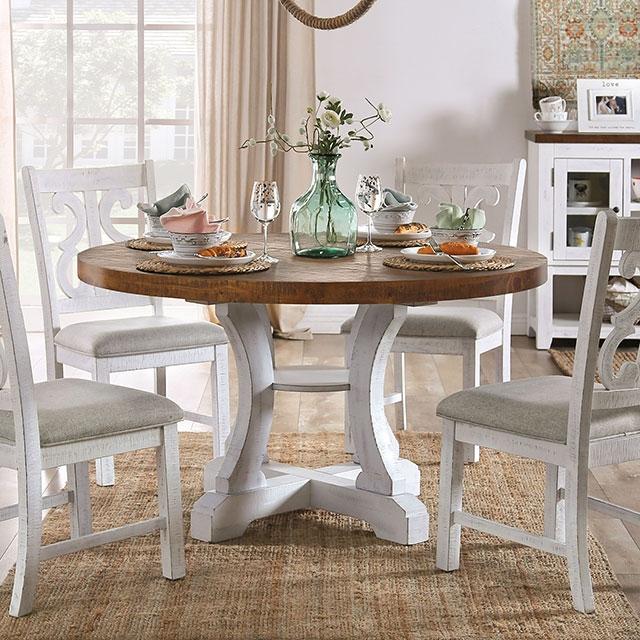 Auletta Transitional Dining Table Round & Squre - Just Furniture (PA) - Multi Location