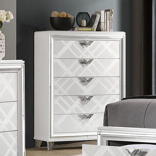 EMMELINE Chest, White - Just Furniture (PA) - Multi Location