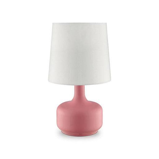Farah Pink 17"H Matte Pink Table Lamp - Just Furniture (PA) - Multi Location