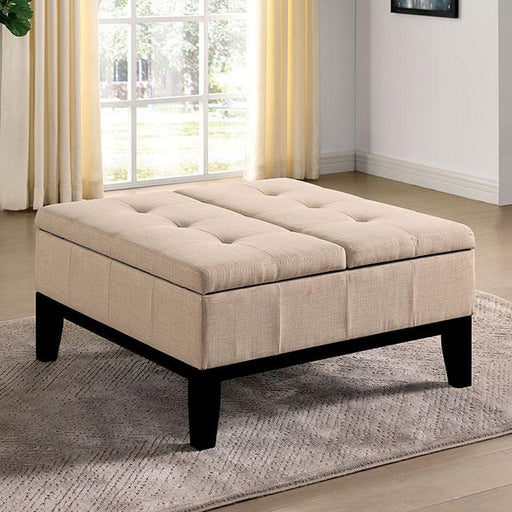 FAZIO Storage Ottoman, Beige - Just Furniture (PA) - Multi Location