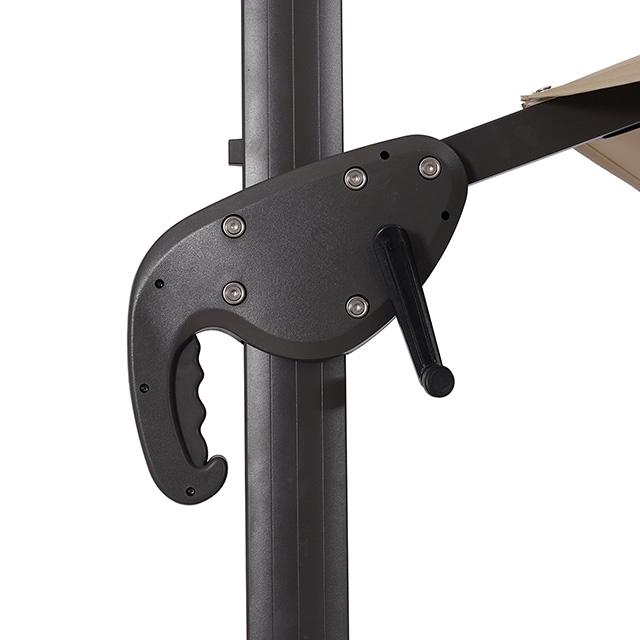 Fera 10 Ft Round Umbrella w/ LED Bulb + 37" Large Base - Just Furniture (PA) - Multi Location