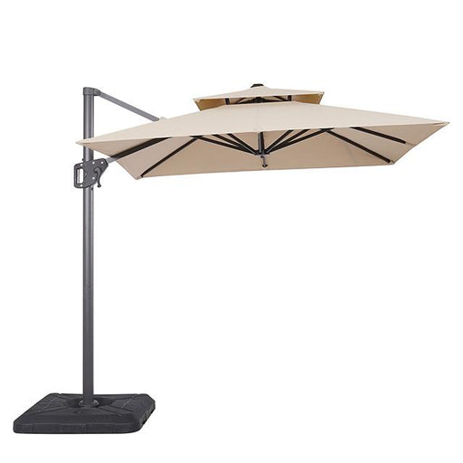 Fida 8 Ft Square Umbrella w/ Double Top + 37" Large Base - Just Furniture (PA) - Multi Location