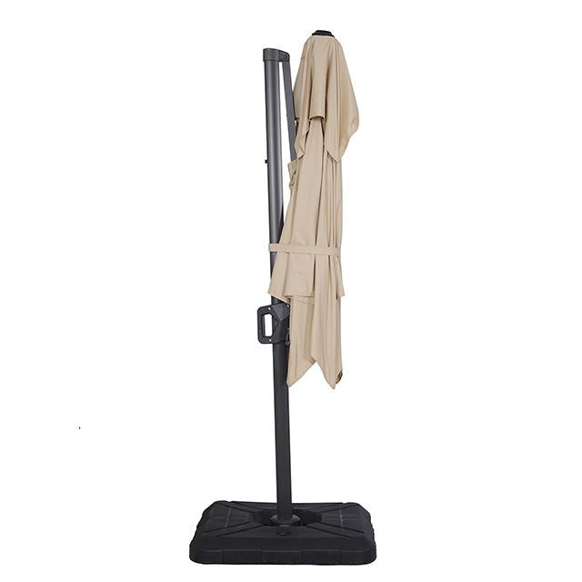 Fida 8 Ft Square Umbrella w/ Double Top + 37" Large Base - Just Furniture (PA) - Multi Location