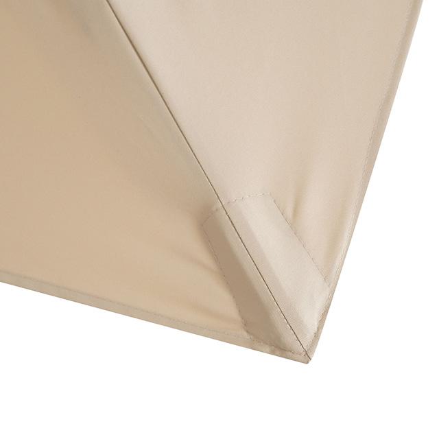 Fida 8 Ft Square Umbrella w/ Double Top + 37" Large Base - Just Furniture (PA) - Multi Location