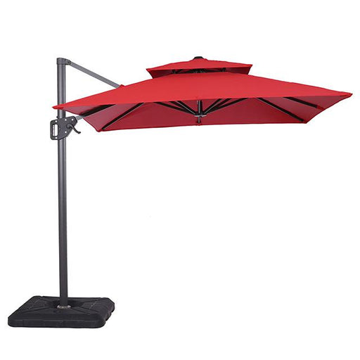 Fida 8 Ft Square Umbrella w/ Double Top + 37" Large Base - Just Furniture (PA) - Multi Location