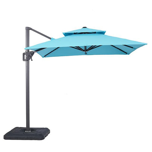 Fida 8 Ft Square Umbrella w/ Double Top + 37" Large Base - Just Furniture (PA) - Multi Location